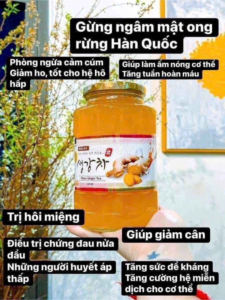 Mật ong gừng hàn quốc