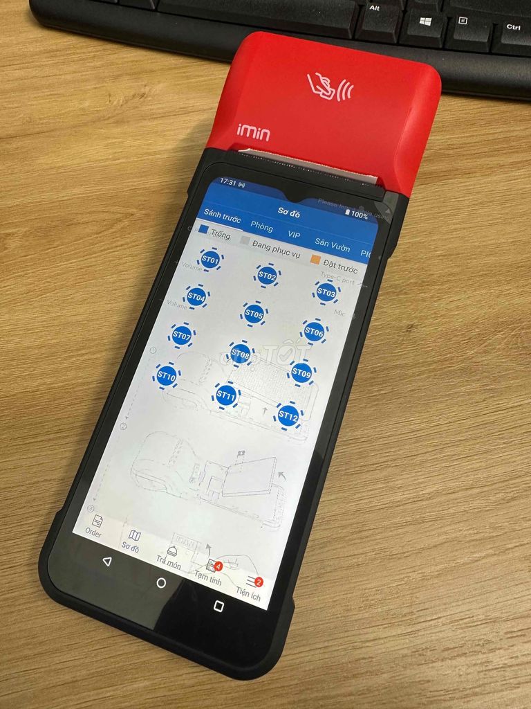 MÁY POS BÁN HÀNG IMIN SWIFT 2 PRO (4G-32G-NFC)