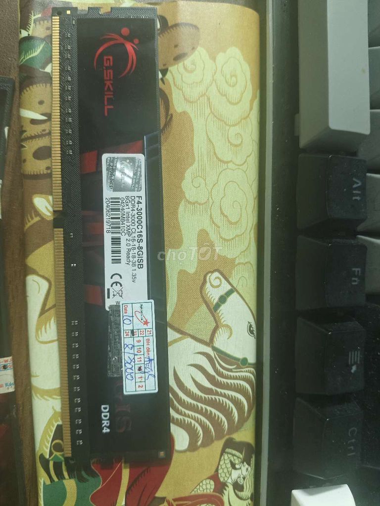 RAM G.Skill F4-3000C16S-8GISB DDR4 8GB 3000MHz. Mua bán Linh kiện (RAM, Card...) tại Thành phố Huế Thừa Thiên Huế được đăng bởi DƯƠNG HIẾU hình 1