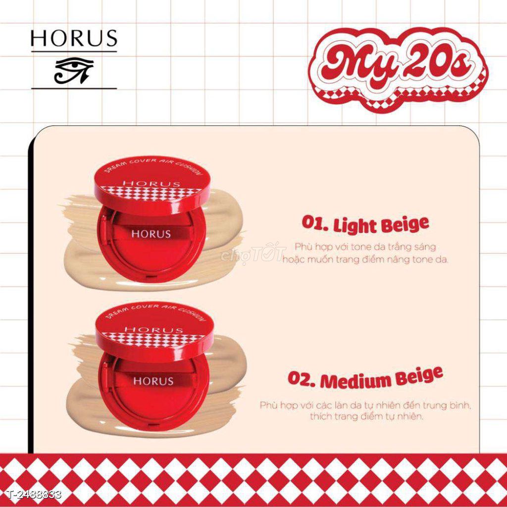 Phấn nước Horus Dream Cover Air Cushion. Mua bán Phụ kiện thời trang khác tại Quận Cầu Giấy Hà Nội được đăng bởi Bảo Trâm hình 1