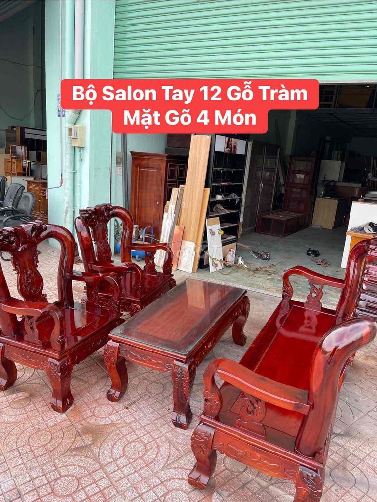 Thanh lý Bộ Salon Gỗ Tay 12. Mua bán Bàn ghế tại Quận Bình Tân Tp Hồ Chí Minh được đăng bởi thanh lý hằng phương hình 4