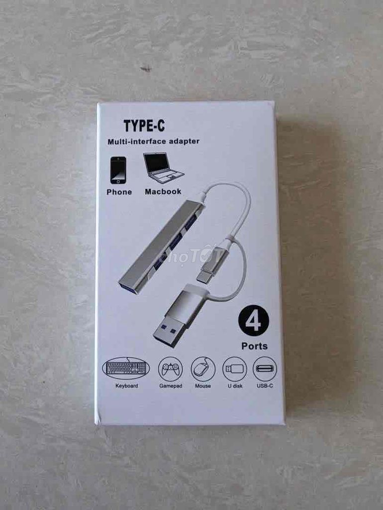 Cổng kết nối nhiều đầu usb type C tiện lợi laptop