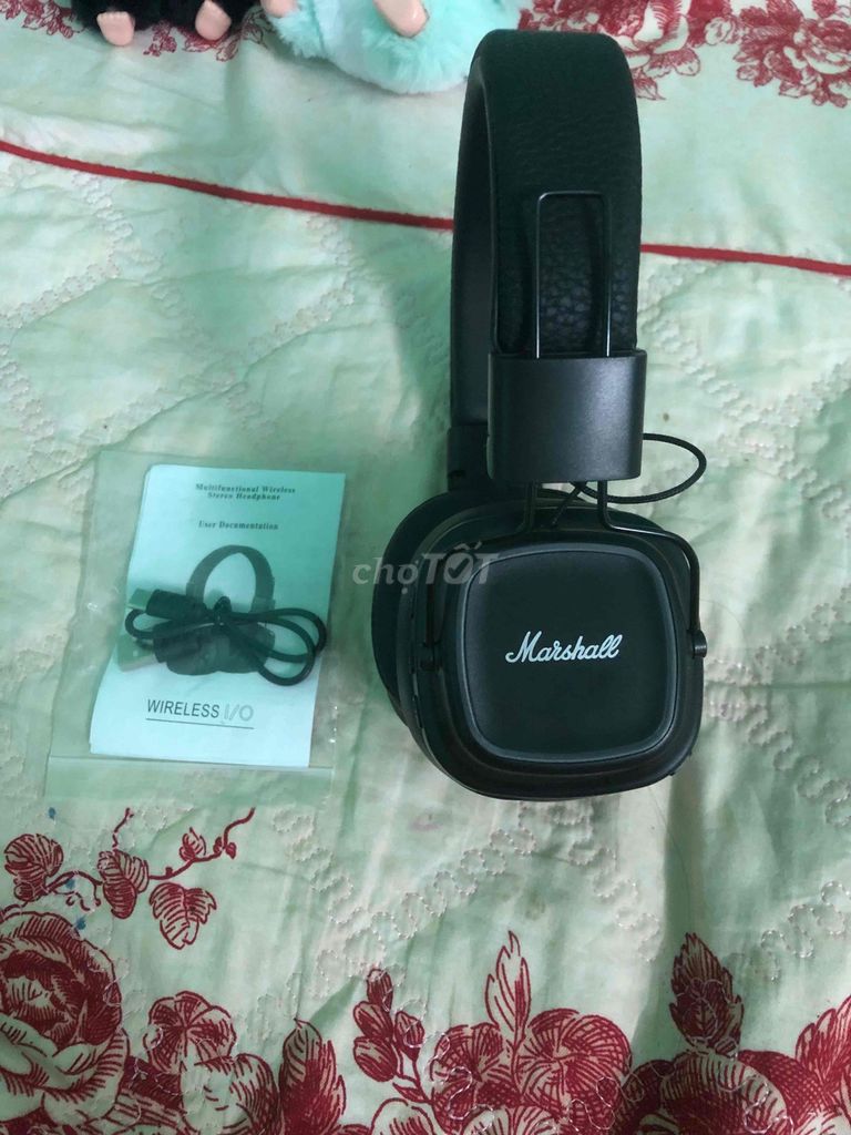 Tai nghe chụp tai Bluetooth Đen Mới 100%. Mua bán Tivi, Âm thanh tại Quận Tân Phú Tp Hồ Chí Minh được đăng bởi TienTruong113 hình 1