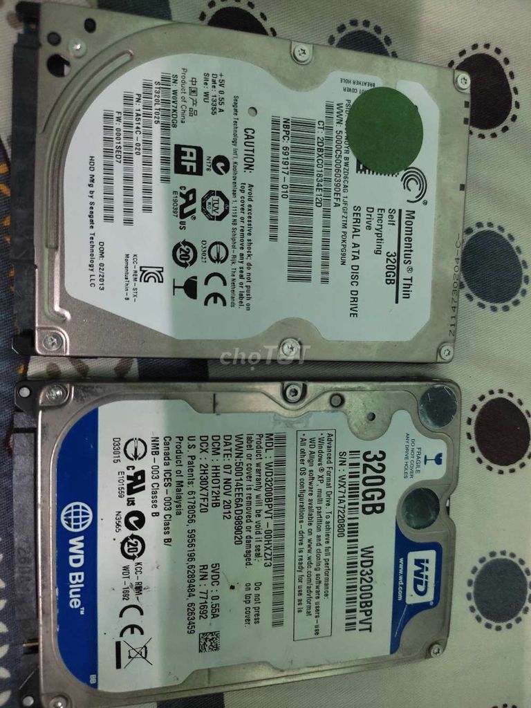 Ổ cứng HDD laptop 320g như hình, sk tốt. Mua bán Linh kiện (RAM, Card...) tại Huyện Củ Chi Tp Hồ Chí Minh được đăng bởi VănTui hình 1