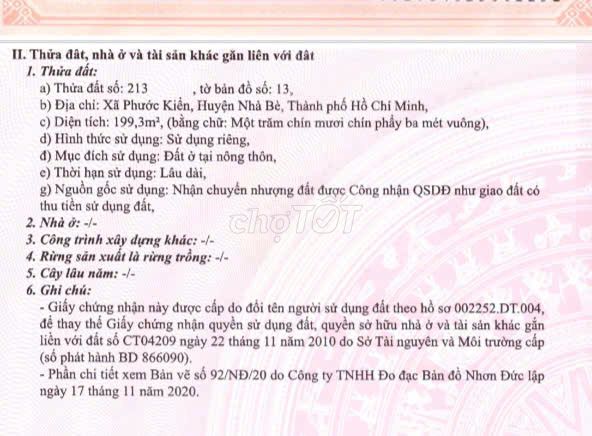 Bán nền 200m2 Khu C dự án Làng Đại Học, Nhà Bè. Mua bán đất tại Huyện Nhà Bè Tp Hồ Chí Minh được đăng bởi Trung Lê hình 2