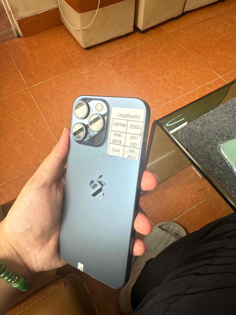 Apple iPhone 15 Pro Max 256GB Xanh 5G. Mua bán Điện thoại tại Quận Cầu Giấy Hà Nội được đăng bởi Long blue 9x hình 1