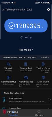 Nubia Red Magic 7 .full box 8.128GB