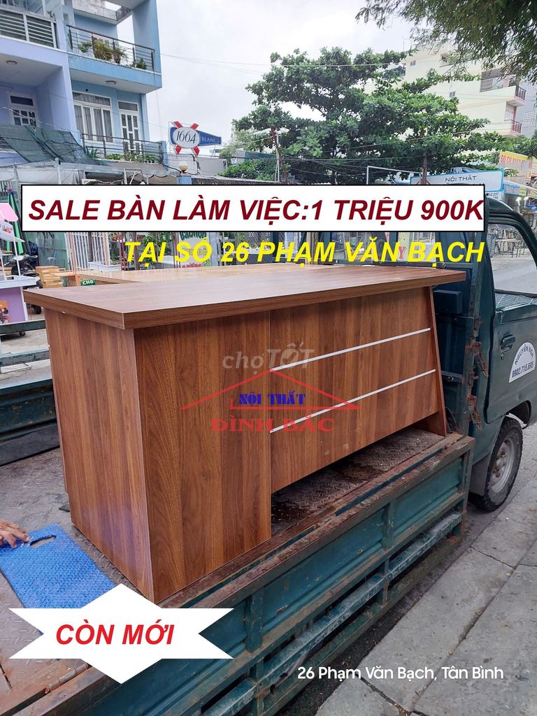 sale 10/10 bàn giám đốc - bàn làm việc văn phòng