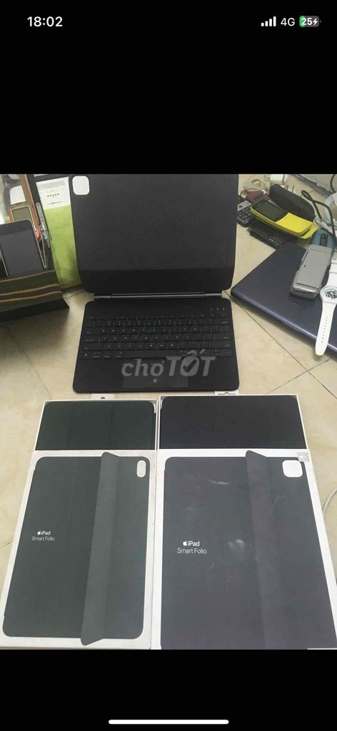 Ốp kiêm phím ipad pro M1 12.9 ốp folio air 4 12.9