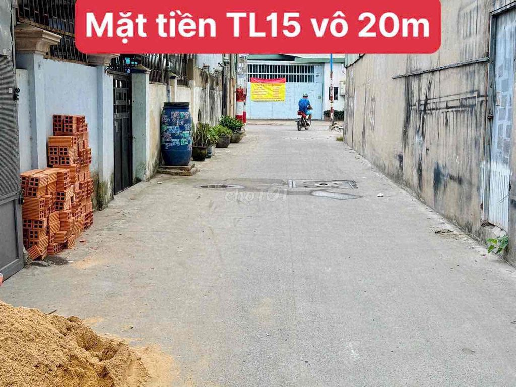 đất 1/ Ngắn TL15 thông sang TL29 DT 4m x 12m hệ số xây dựng 3.5