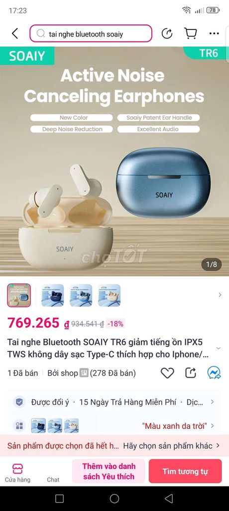 Tai nghe Bluetooth SOAIY TR6