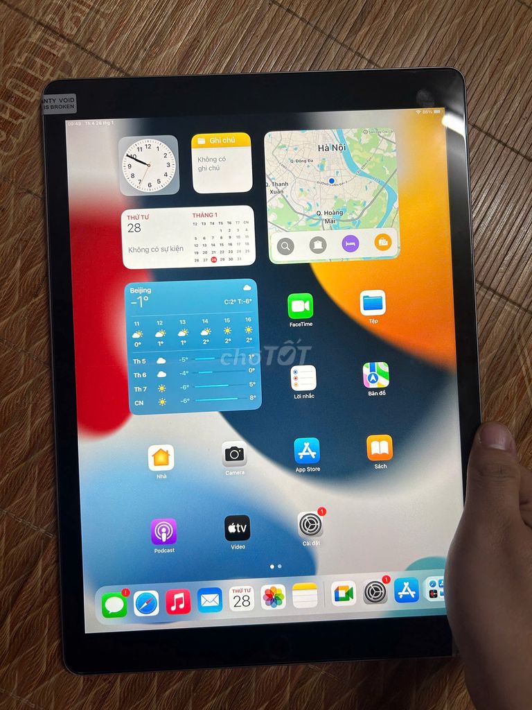 IPad pro 12.9 32GB Wifi. Máy full chức năng, HN. Mua bán Máy tính bảng tại Quận Hai Bà Trưng Hà Nội được đăng bởi Đỗ Trung Hiếu hình 1