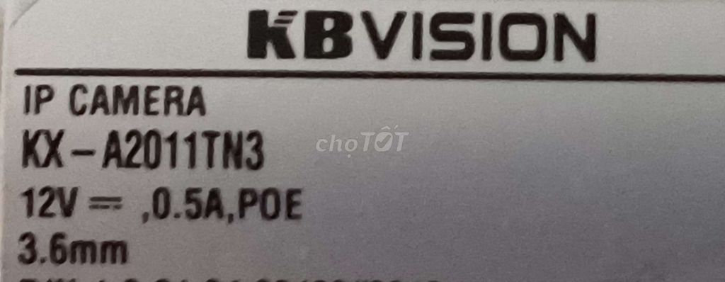 Camera IP KBVISION KX-2011TN3 (Có POE)