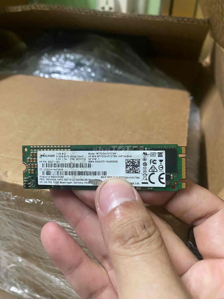 Ổ cứng SSD M.2 256G 512G Micron zin us Win 10. Mua bán Linh kiện (RAM, Card...) tại Quận 1 Tp Hồ Chí Minh được đăng bởi Nguyễn hình 1