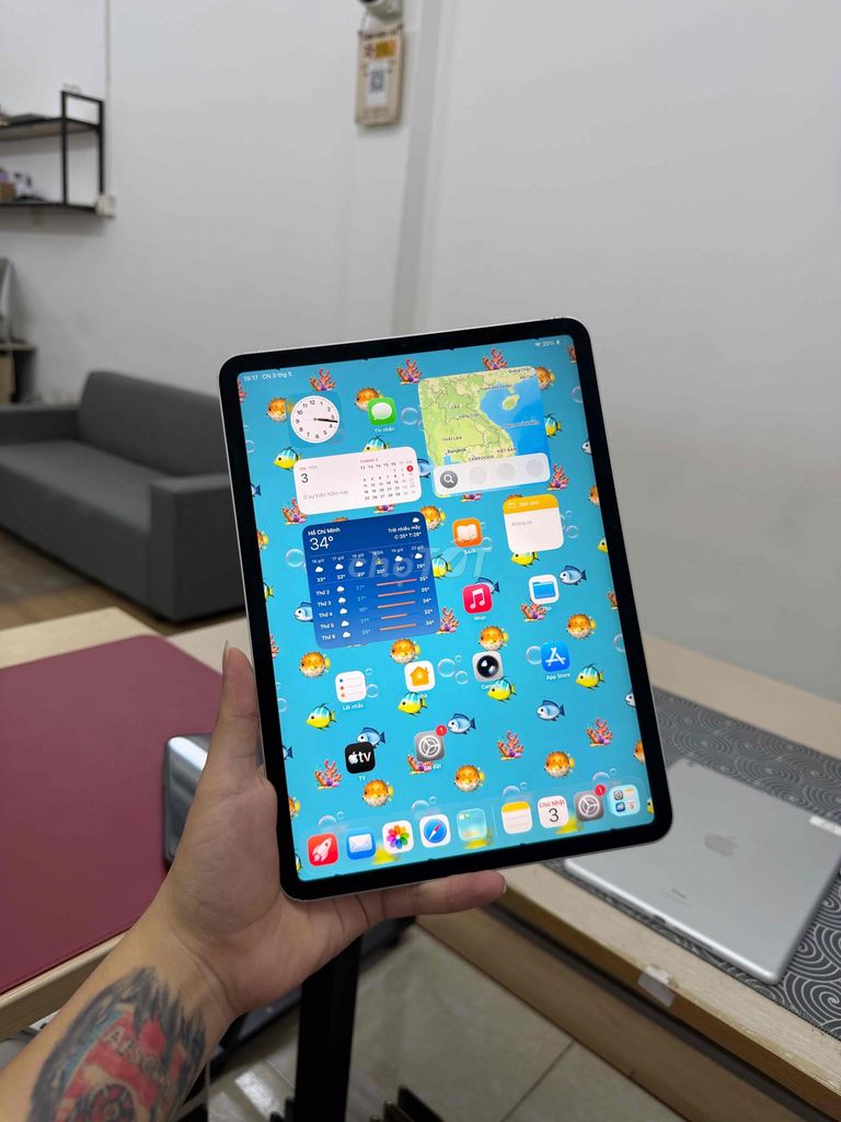 iPad Pro M1 Wifi 256G Zin Nguyên Bản Full Chức Năn. Mua bán Máy tính bảng tại Quận Cầu Giấy Hà Nội được đăng bởi Trung Kiên Trả Góp Bao Nợ Xấu hình 1