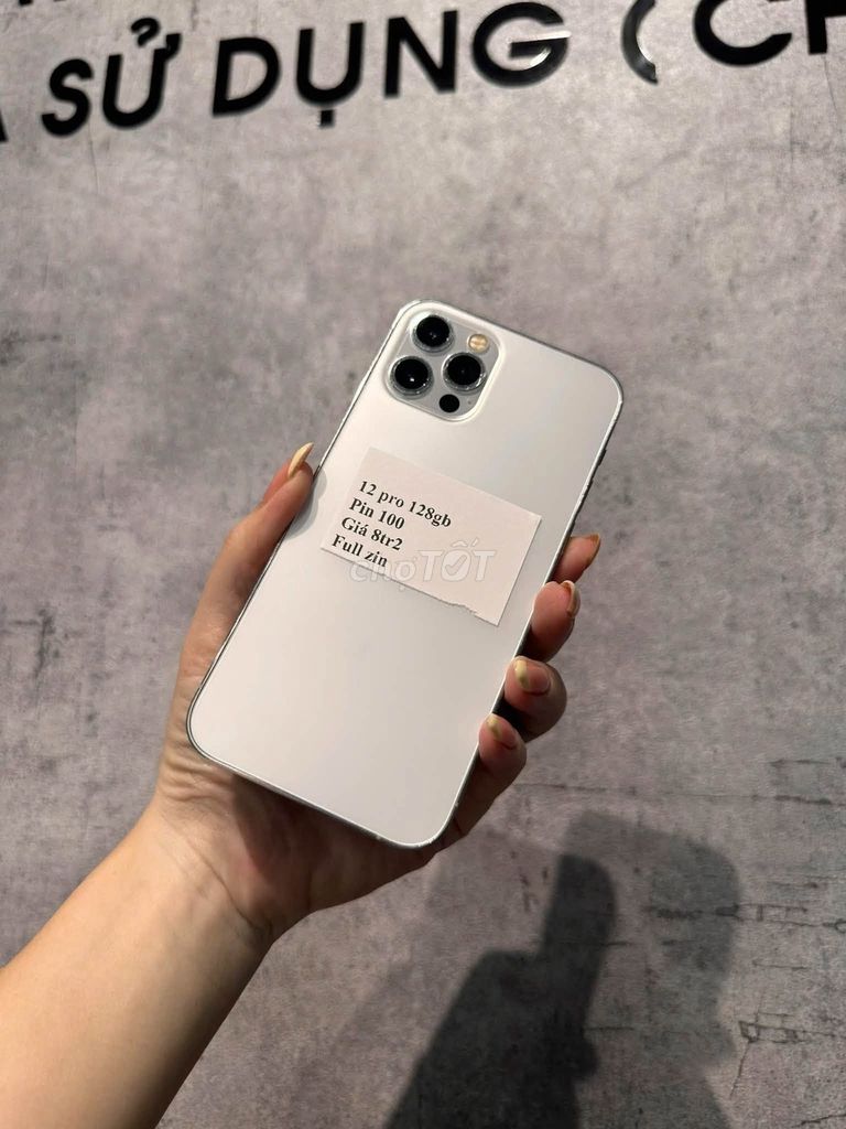 Apple iPhone 12 Pro 128GB Bạc Đã sử dụng. Mua bán Điện thoại tại Quận 10 Tp Hồ Chí Minh được đăng bởi Hội Đồ Điện Tử hình 1