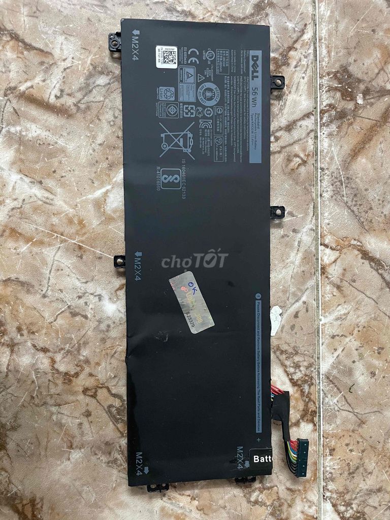 Pin laptop Dell RRGGW 56Wh. Mua bán Phụ kiện (Màn hình, Chuột...) tại Quận 11 Tp Hồ Chí Minh được đăng bởi thietbivienthong hình 1