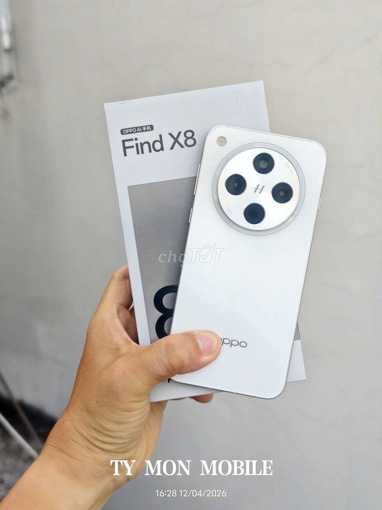 Oppo Find X8 5G 256GB Trắng. Mua bán Điện thoại tại Quận 5 Tp Hồ Chí Minh được đăng bởi TY  MON MOBILE hình 1
