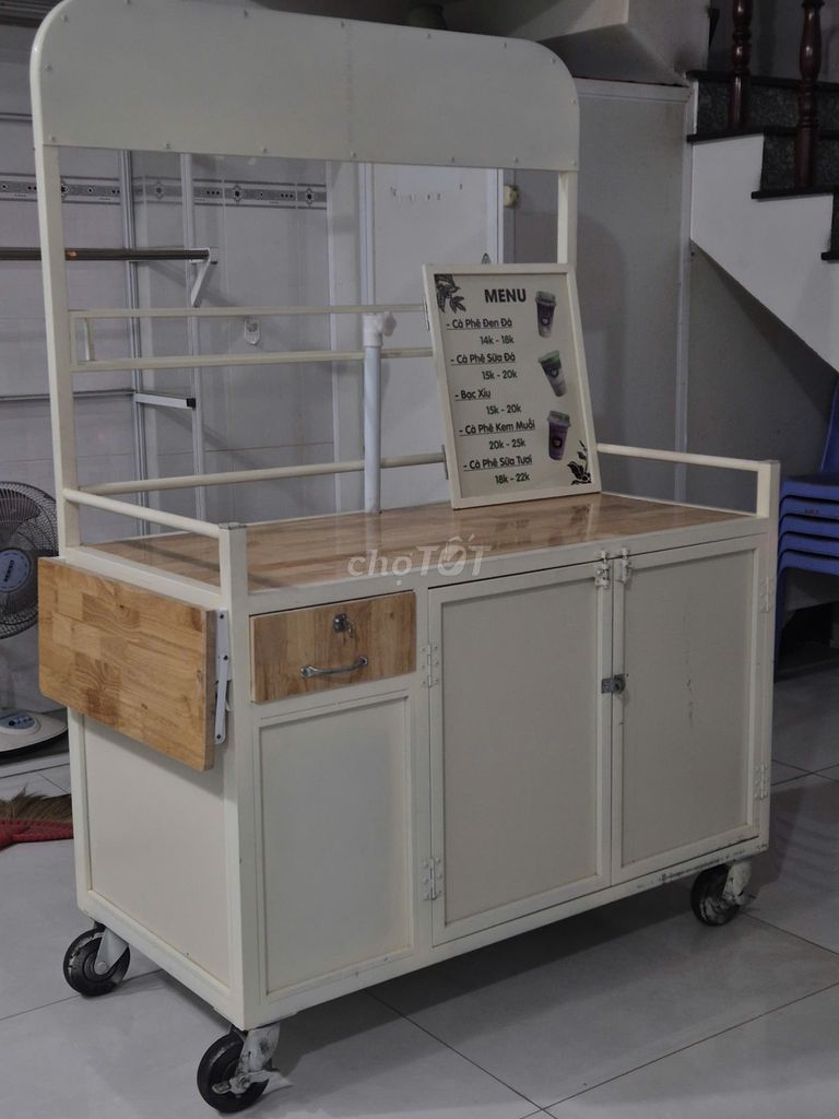 Xe cà phê Pass gấp (Dễ decord, Tặng kèm Menu & Dù). Mua bán Đồ chuyên dụng, Giống nuôi trồng tại Huyện Hóc Môn Tp Hồ Chí Minh được đăng bởi Trần Anh Tuấn hình 1