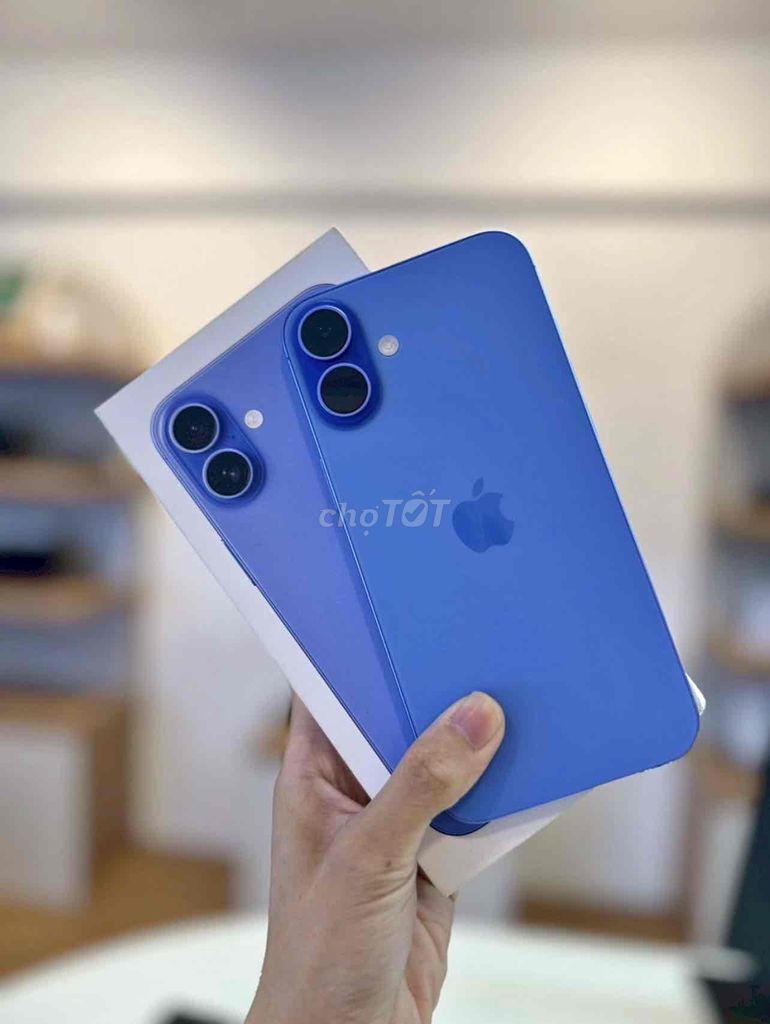 iPhone 16 Plus 128GB Blue FULLBOX NEW APPLE 2/2026. Mua bán Điện thoại tại Quận 10 Tp Hồ Chí Minh được đăng bởi iStockHCM hình 1