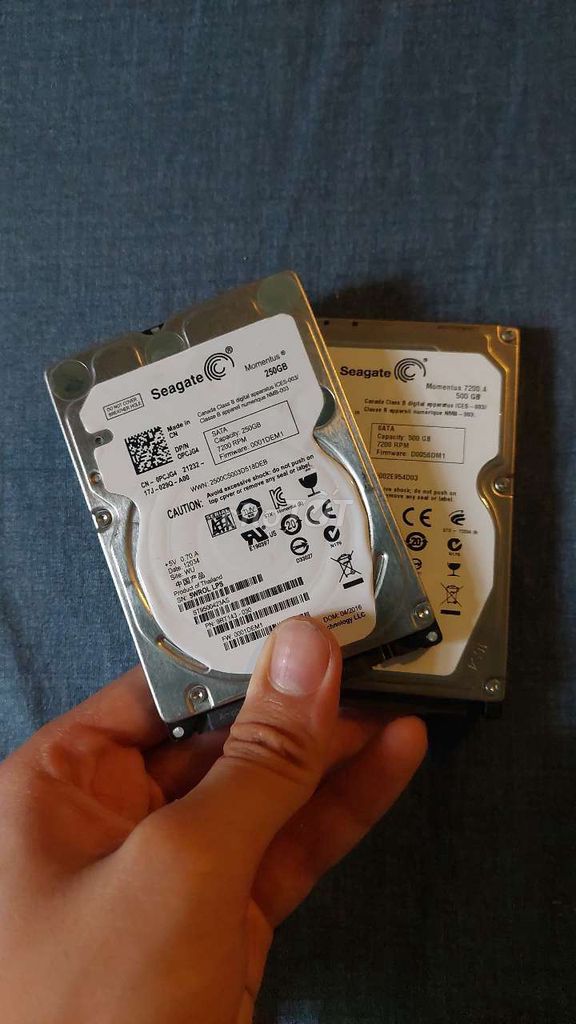 Ổ cứng HDD Seagate 250GB và 500GB Đã qua sử dụng . Mua bán Linh kiện (RAM, Card...) tại Huyện Tánh Linh Bình Thuận được đăng bởi Thanh Duy hình 1