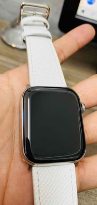 Bán Apple Watch S4/44 Hermes thép trắng like new !