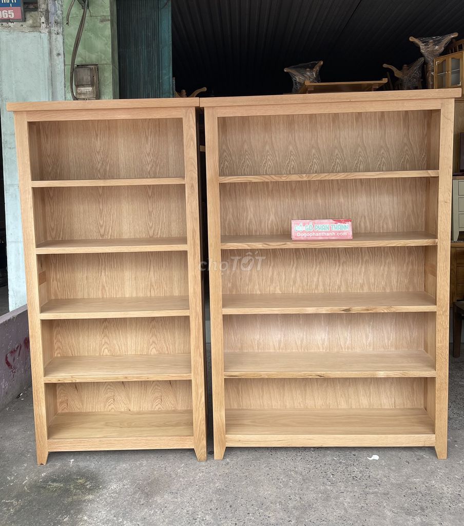KỆ SÁCH 5 TẦNG GỖ SỒI MỸ. Mua bán Tủ, kệ gia đình tại Thành phố Thủ Đức Tp Hồ Chí Minh được đăng bởi Đồ Gỗ Phan Thành hình 2