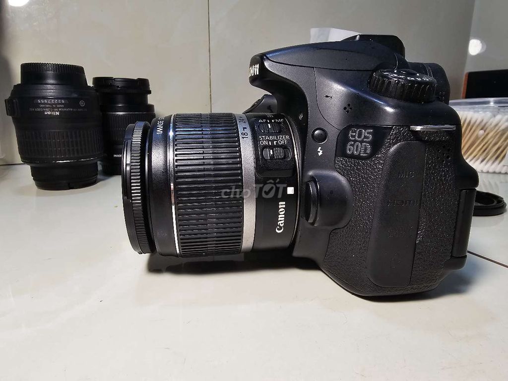Máy ảnh Canon 60D + lens 18 55 is. Mua bán Máy ảnh, Máy quay tại Quận 8 Tp Hồ Chí Minh được đăng bởi MASTER CAMERA STORE hình 1