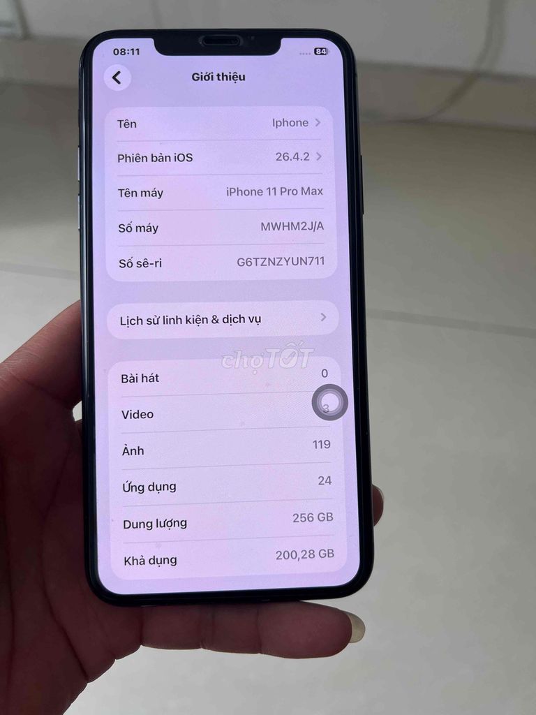 iPhone 11 Pro Max 256GB Xanh rêu đẹp 99%. Mua bán Điện thoại tại Quận Tân Phú Tp Hồ Chí Minh được đăng bởi Tuấn Mạch hình 1