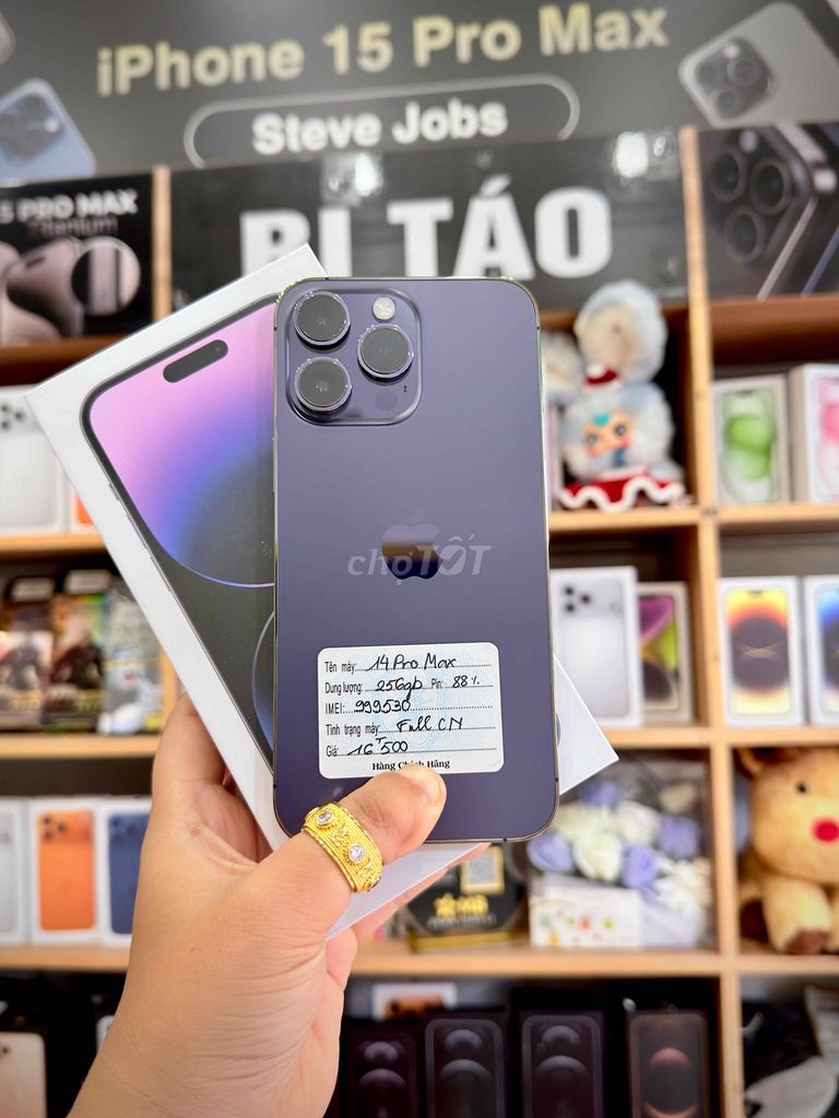 Apple iPhone 14 Pro Max 256GB Tím. Mua bán Điện thoại tại Thành phố Long Xuyên An Giang được đăng bởi Bi Táo Store hình 1