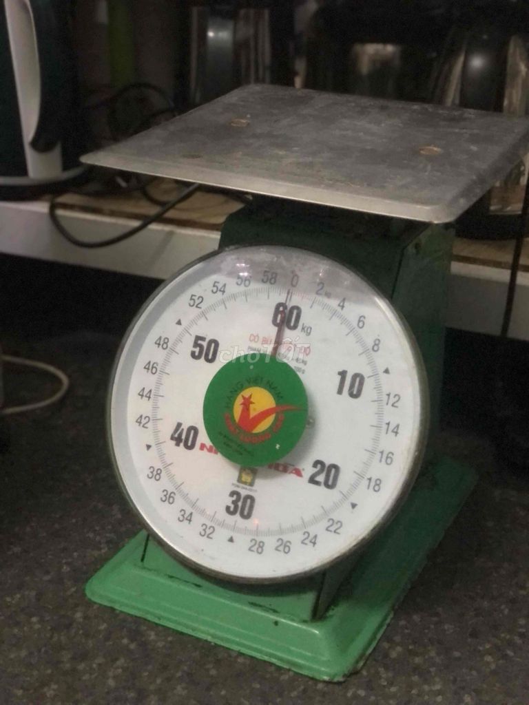Cân đồng hồ Nhơn Hoà 60kg Xanh lá. Mua bán Nội thất, đồ gia dụng khác tại Quận Thanh Khê Đà Nẵng được đăng bởi THANH LÝ ĐỒ CŨ hình 1