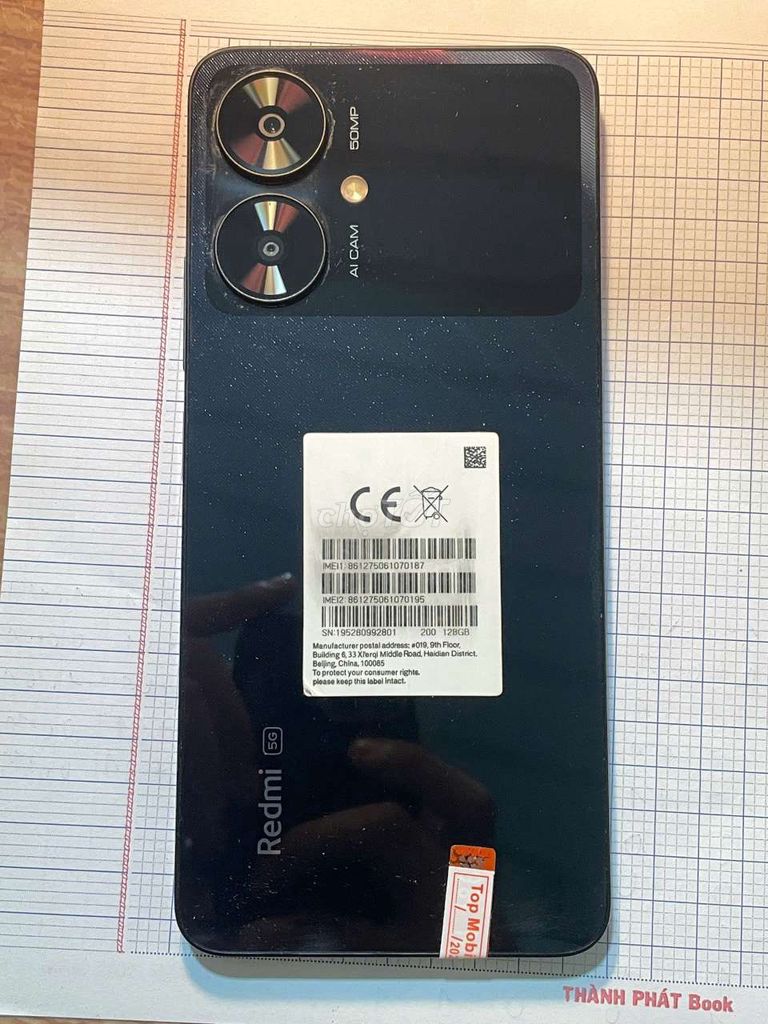 Xiaomi Redmi 13R 5G 128GB Đen. Mua bán Điện thoại tại Quận Gò Vấp Tp Hồ Chí Minh được đăng bởi Lê Thị Thẩm hình 1