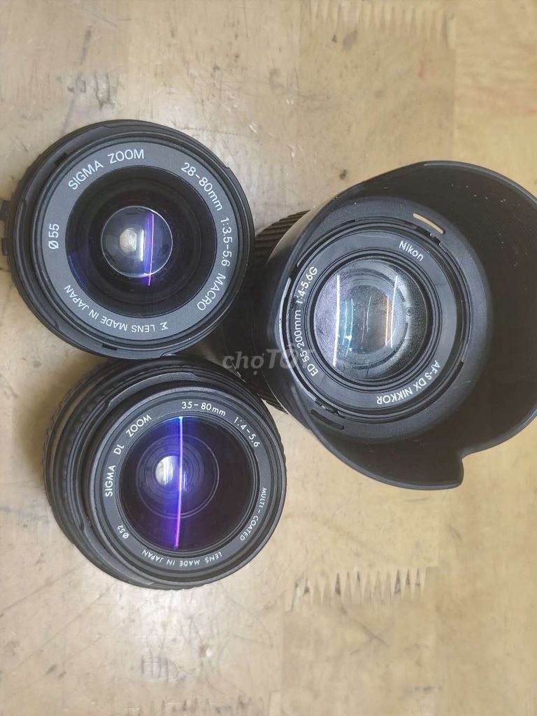 Ống kính Canon Nikon Sigma 28-80mm Đen. Mua bán Máy ảnh, Máy quay tại Huyện Bình Chánh Tp Hồ Chí Minh được đăng bởi Đức  hình 1