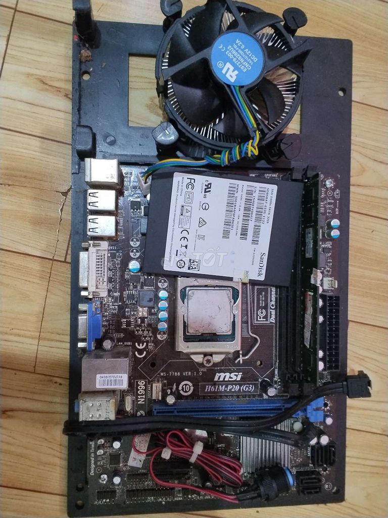 Bo mạch chủ H61 I3 3240 DDR3 8GB SSD 32GB. Mua bán Linh kiện (RAM, Card...) tại Huyện Bù Đăng Bình Phước được đăng bởi xrp1 hình 1