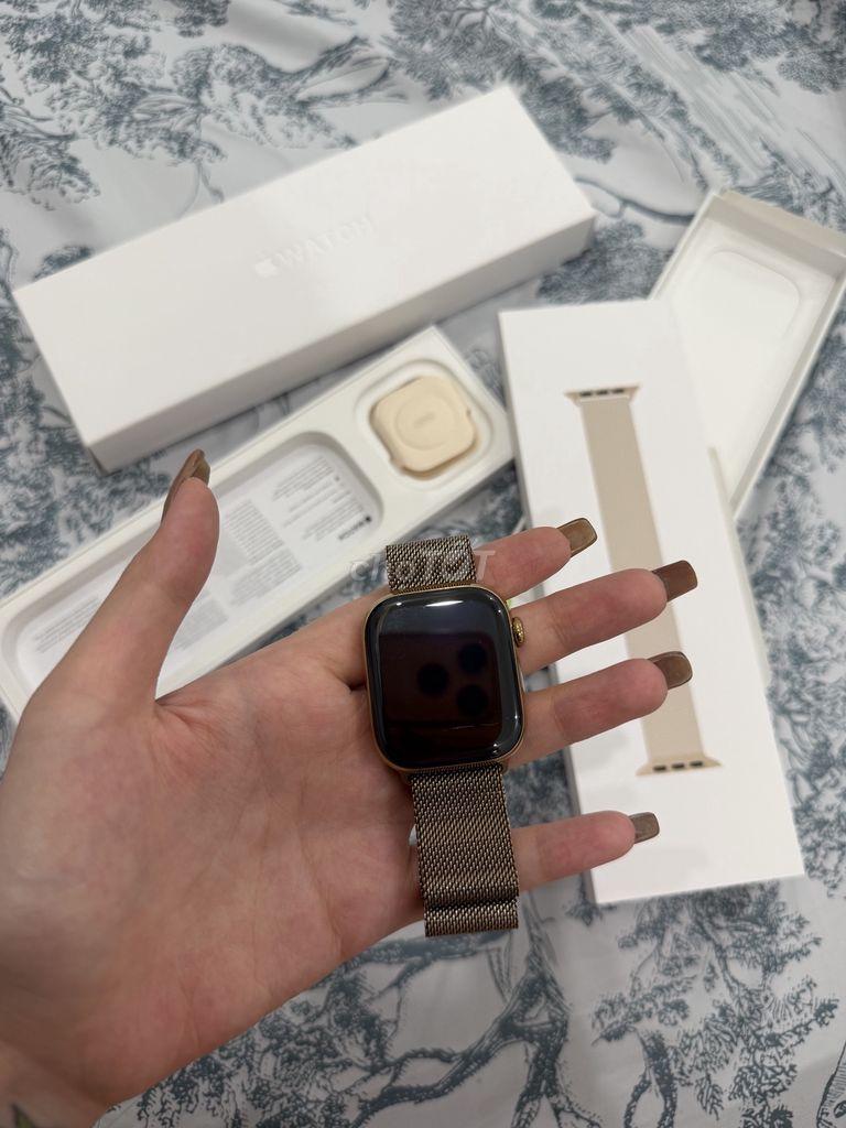 Apple S10 Vàng Titan 42MM. Mua bán Thiết bị đeo thông minh tại Thành phố Vũng Tàu Bà Rịa - Vũng Tàu được đăng bởi Mi hình 1