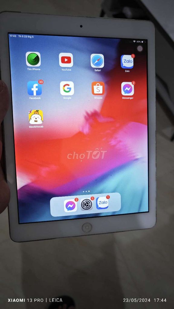 Cần bán ipad air 1 hàng còn đẹp noFix, noSms