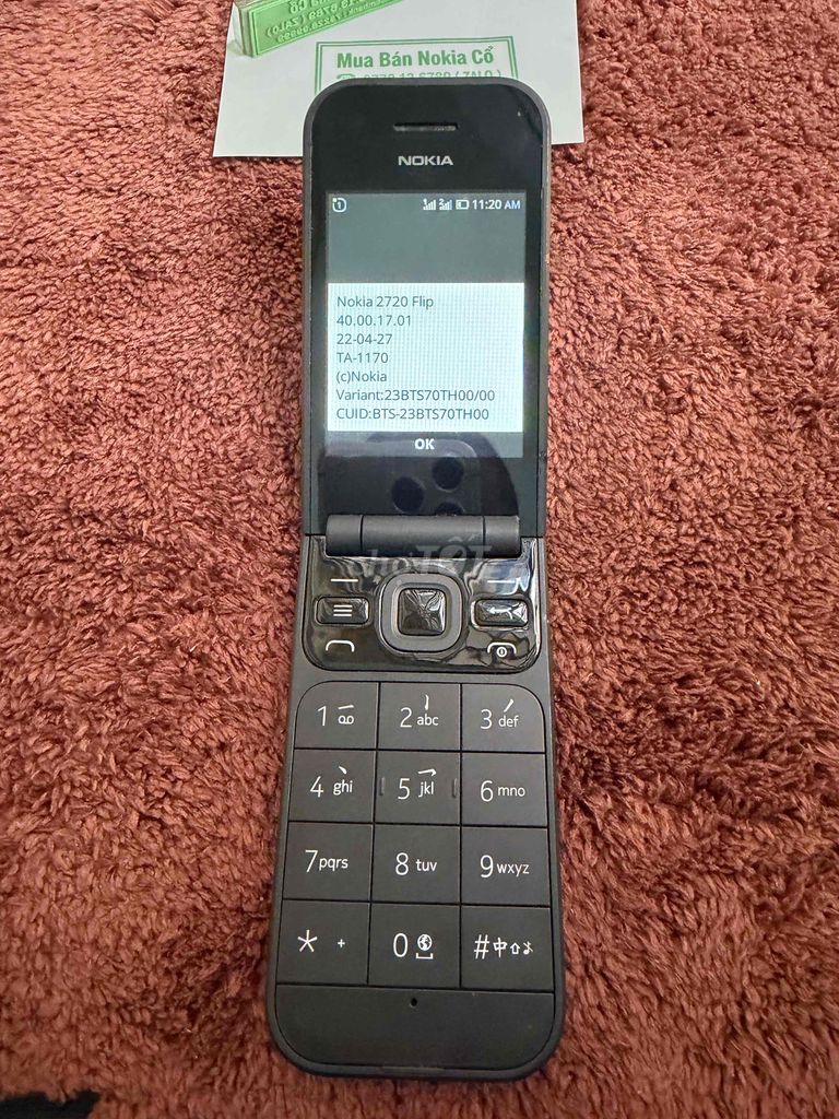 Nokia 2720 Flip 4G 2 sim Wifi phát Wifi hàng FPT. Mua bán Điện thoại tại Quận 10 Tp Hồ Chí Minh được đăng bởi Mua Bán Nokia Cổ hình 1