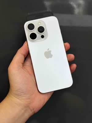 iPhone 15 Pro 128GB Trắng Mỹ 99% Zin đẹp Qte Mỹ