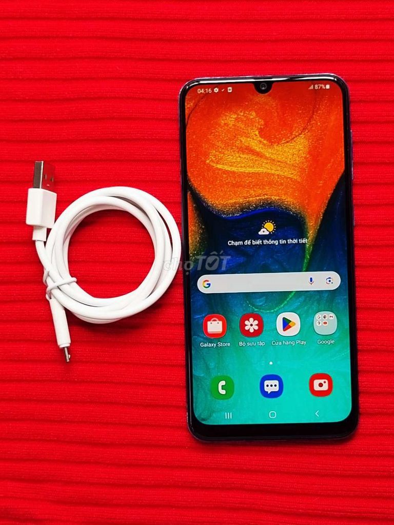 Samsung A30 Xanh. Mua bán Điện thoại tại Quận Hải Châu Đà Nẵng được đăng bởi Lộc Roy hình 1