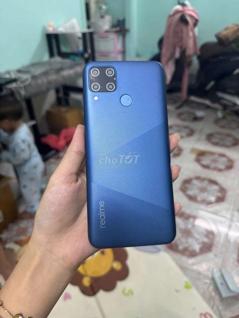 realme c15, 64g, pin 6000, đẹp. Mua bán Điện thoại tại Thành phố Thủ Dầu Một Bình Dương được đăng bởi Phước Mobile hình 1