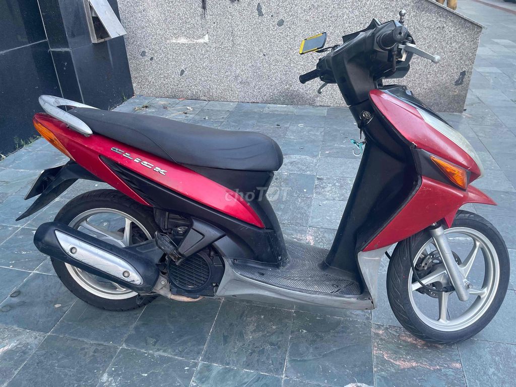 Мопед Honda Click, красно-черный, 2008, Хайфон