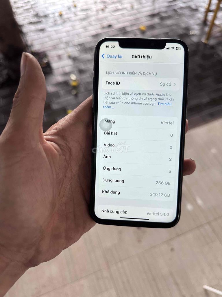 Apple iPhone X 256GB Đen Đã qua sử dụng. Mua bán Điện thoại tại Thành phố Long Khánh Đồng Nai được đăng bởi Ty Nguyễn hình 1
