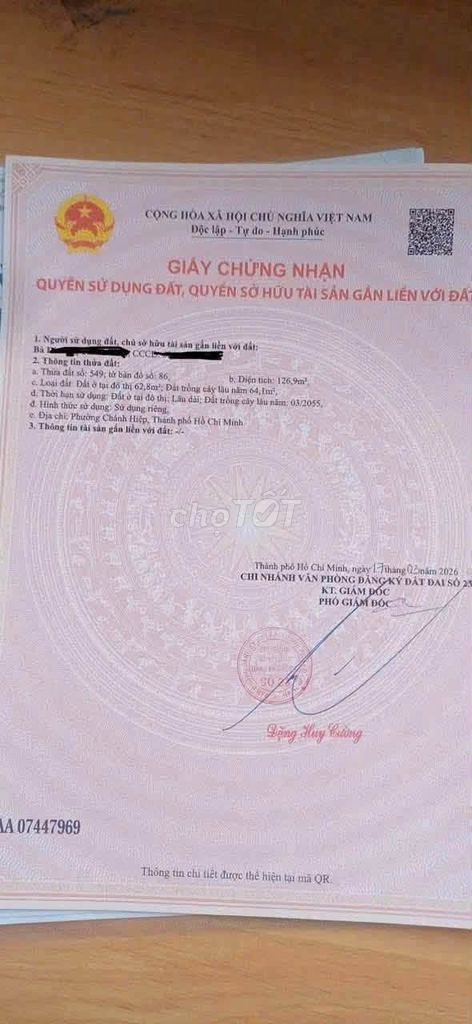 Bán đất Định Hòa, Thủ Dầu Một, nở hậu