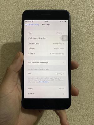 iphone 7plus đã lên ios 15.8.1