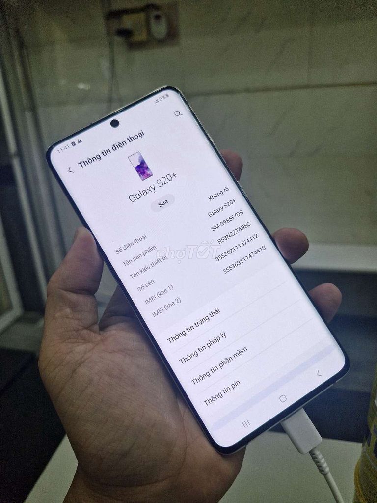 Samsung Galaxy S20 Plus 128GB. Mua bán Điện thoại tại Quận Ninh Kiều Cần Thơ được đăng bởi Điện Thoại Tốt hình 1