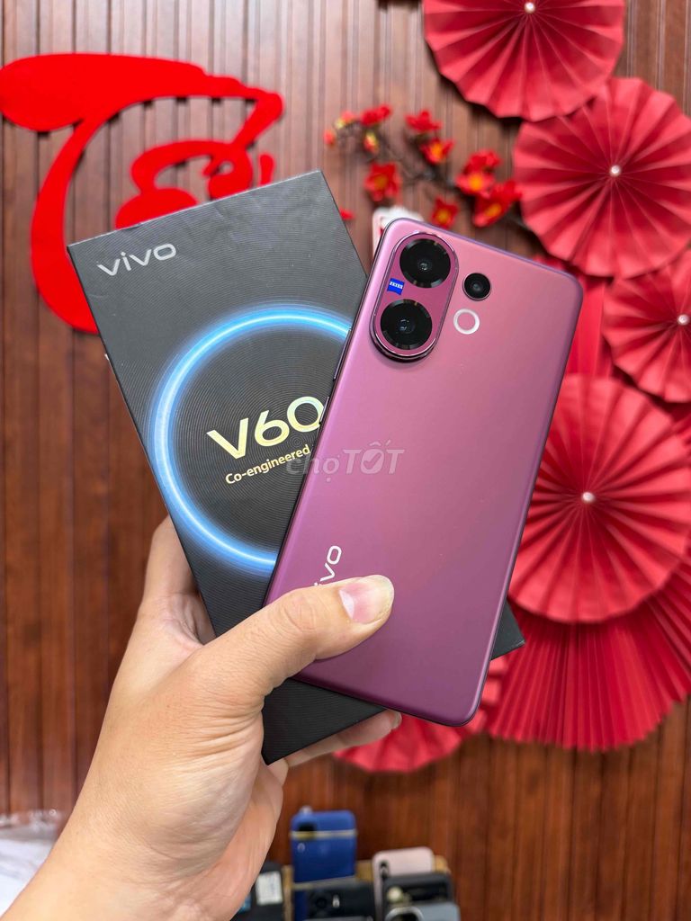 Vivo V60 5G ZEISS 12GB/256GB Tím. Mua bán Điện thoại tại Huyện Phong Điền Cần Thơ được đăng bởi Huỳnh Long hình 1