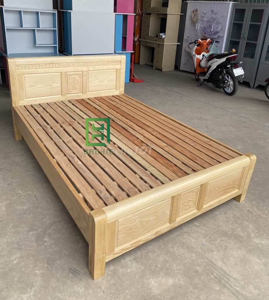 Giường ngủ Quang Hùng Gỗ sồi Đa dạng. Mua bán Giường, chăn ga gối nệm tại Thành phố Tân An Long An được đăng bởi Nội Thất Quang Hùng TD hình 1