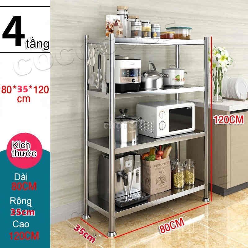 Kệ bếp Inox 4 tầng đã qua sử dụng. Mua bán Tủ, kệ gia đình tại Quận Cái Răng Cần Thơ được đăng bởi Ngọc Bích hình 1