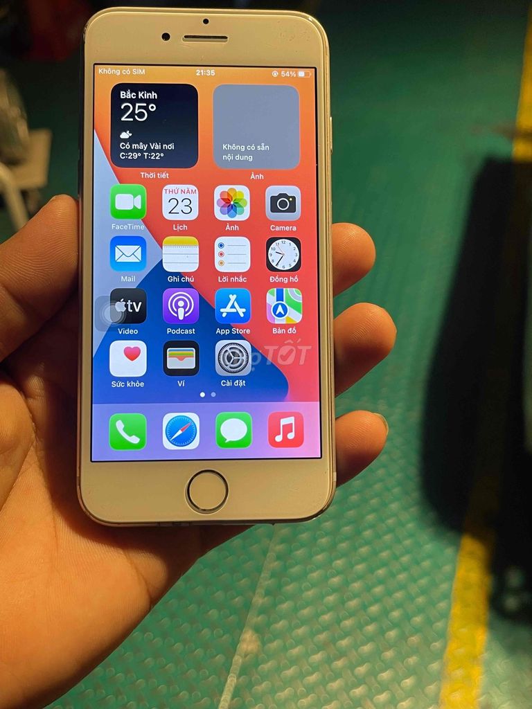 Apple iPhone 7G Bạc Màn zin, mất vân tay. Mua bán Điện thoại tại Thành phố Biên Hòa Đồng Nai được đăng bởi Nguyen Van Loc  hình 1