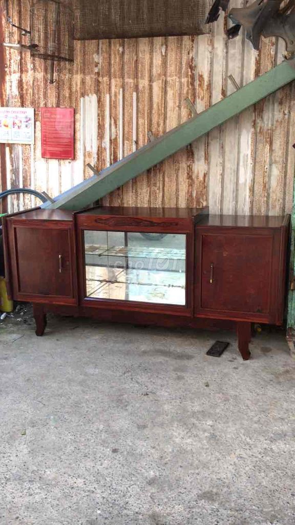 Bán cái tủ còn xài tốt dai 220 x106 x58 cm. Mua bán Tủ, kệ gia đình tại Quận Gò Vấp Tp Hồ Chí Minh được đăng bởi Phùng Cường hình 1